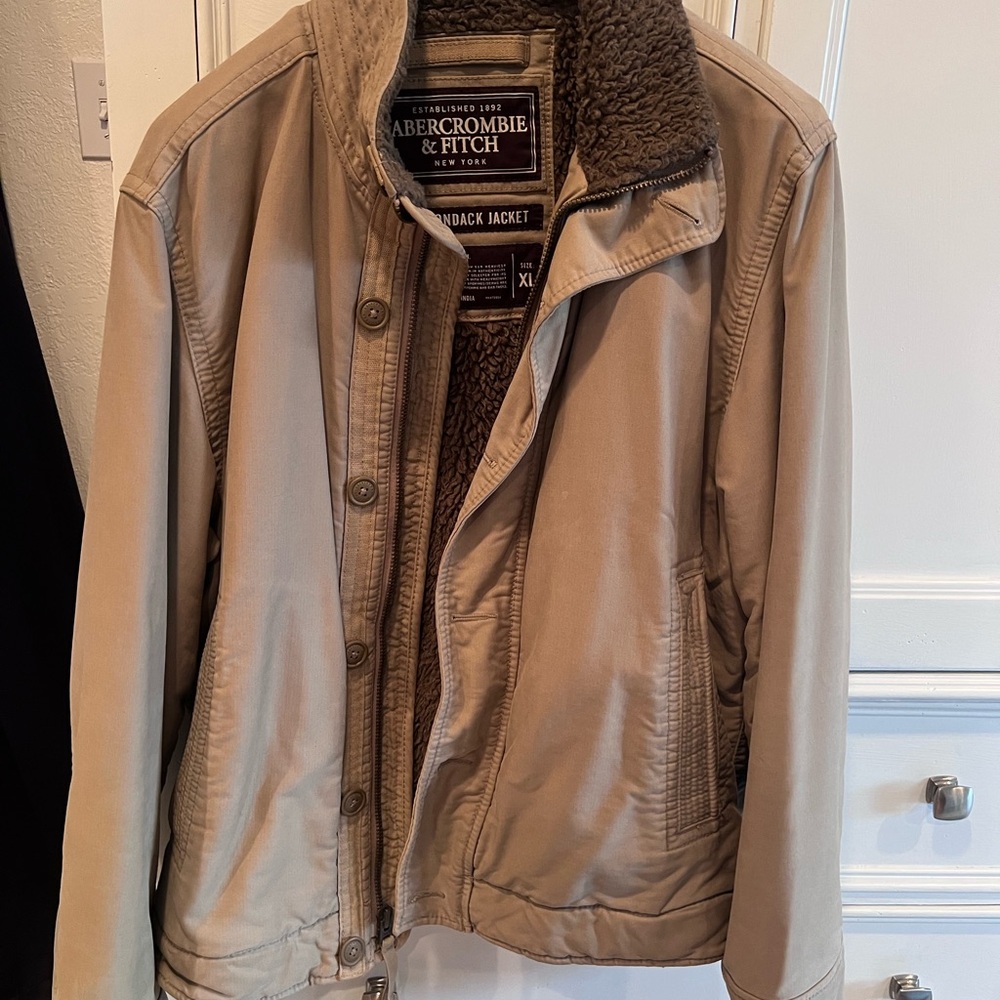 Abercrombie & Fitch Men's Tan Jacket